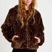 Parka r&eacute;versible &agrave; capuche noir femme