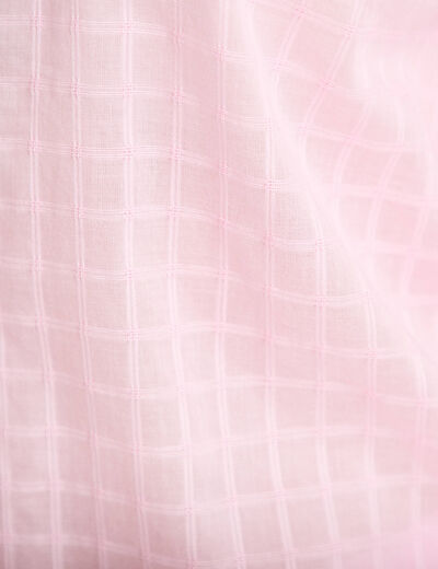 Chemise manches longues rose clair femme
