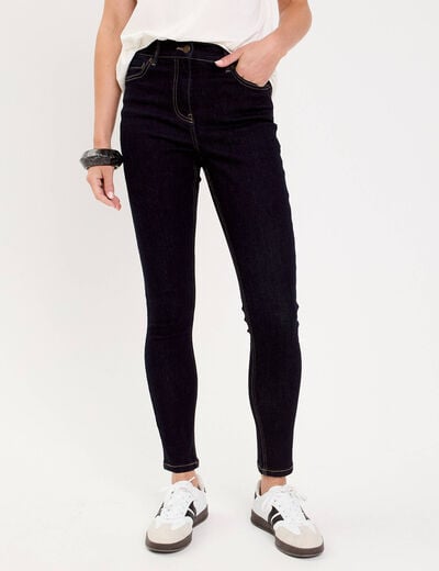Jeans skinny push-up denim brut femme