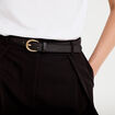 Pantalon bootcut ceinture amovible noir femme