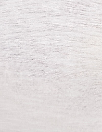 T-shirt manches longues blanc femme