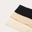 Lot de 3 paires de chaussettes noir femme