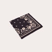 Foulard carré noir femme