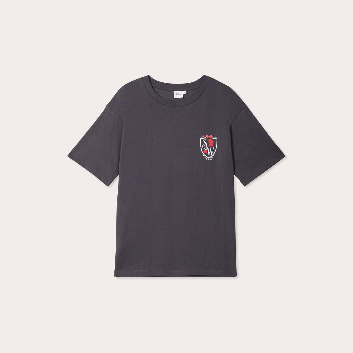 T-shirt manches courtes Disney gris foncé femme