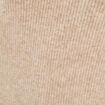 Pull avec col en V beige femme