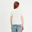 T-shirt manches courtes ecru femme