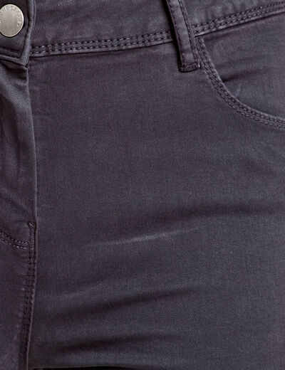 Jeans slim 5 poches bleu marine femme