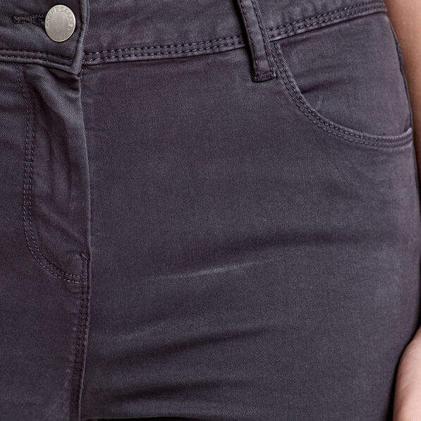 Jeans slim 5 poches bleu marine femme