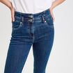 Jeans bootcut taille haute denim stone femme