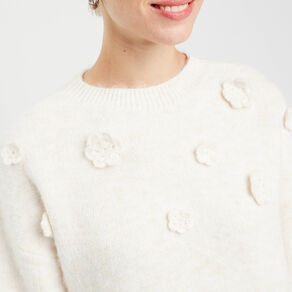 pull manches longues ecru femme Pull manches longues ecru femme