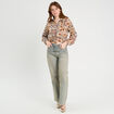 Blouse manches longues blanc femme