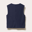 Veston sans manches bleu femme