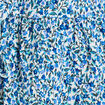 Blouse nouée bleu femme