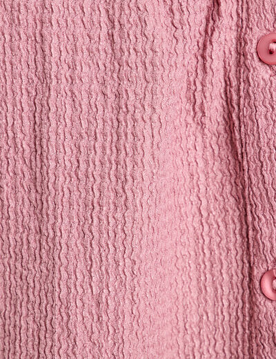Blouse manches longues vieux rose femme