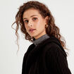 Gilet manches longues noir femme