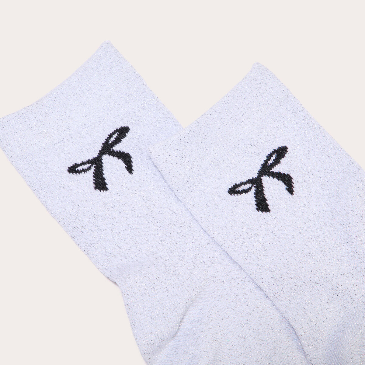 Chaussettes ecru femme