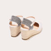 Espadrilles compensées sable femme