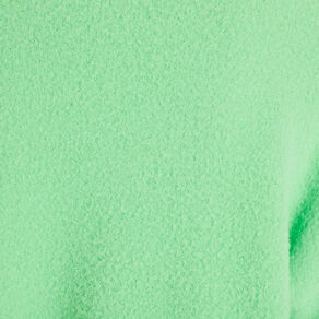 Pull cropped col rond vert femme