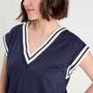 Débardeur sans manches bleu marine femme