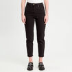 Jeans mom slim stretch denim noir femme