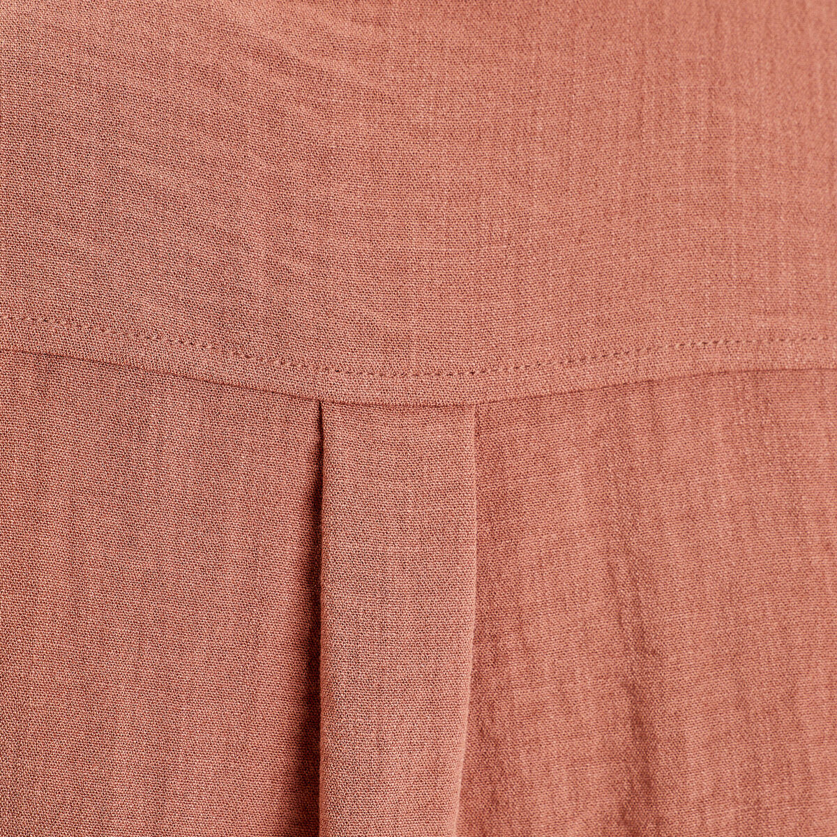 Chemise sans manches marron femme