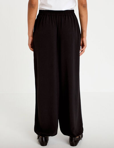 Pantalon bootcut taille standard noir femme