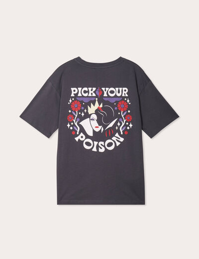 T-shirt manches courtes Disney gris foncé femme