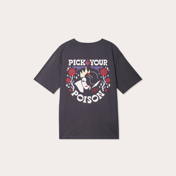 T-shirt manches courtes Disney gris foncé femme