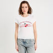 T-shirt manches courtes blanc femme