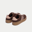 Basket bordeaux femme