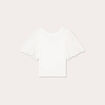 Pull manches broderie anglaise blanc femme