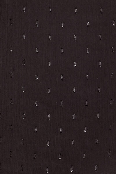Débardeur avec sequins noir femme