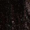 T-shirt sequins col montant noir femme