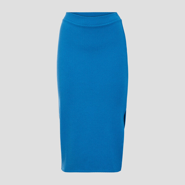 jupe longue droite bleu femme Jupe longue droite bleu femme