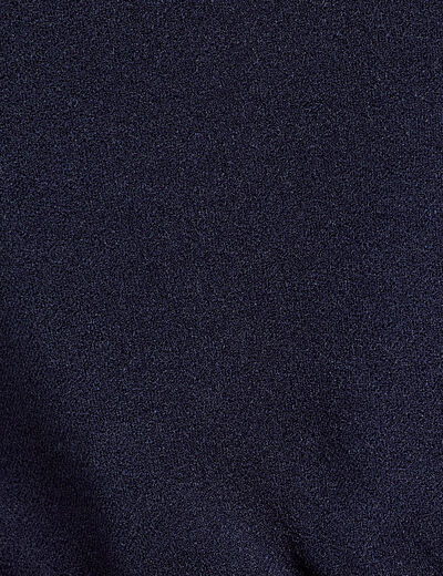 Combinaison pantalon zippée bleu marine femme