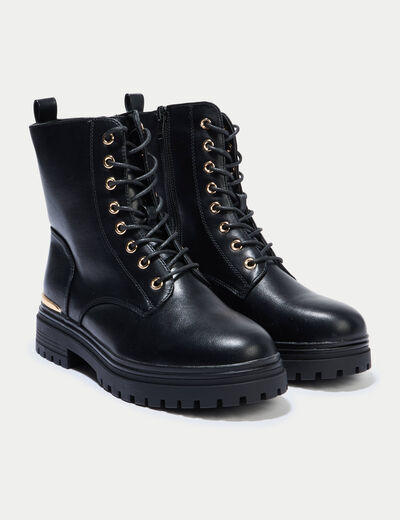 Bottines noir femme