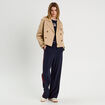 Pantalon large style jogging bleu marine femme
