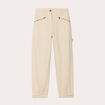 Pantalon cargo bas resserré sable femme