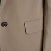 Veste blazer fluide vert kaki femme
