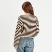 Pull manches longues sable femme