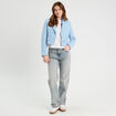 T-shirt détails fleurs blanc femme