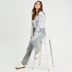 Chemise manches longues blanc femme