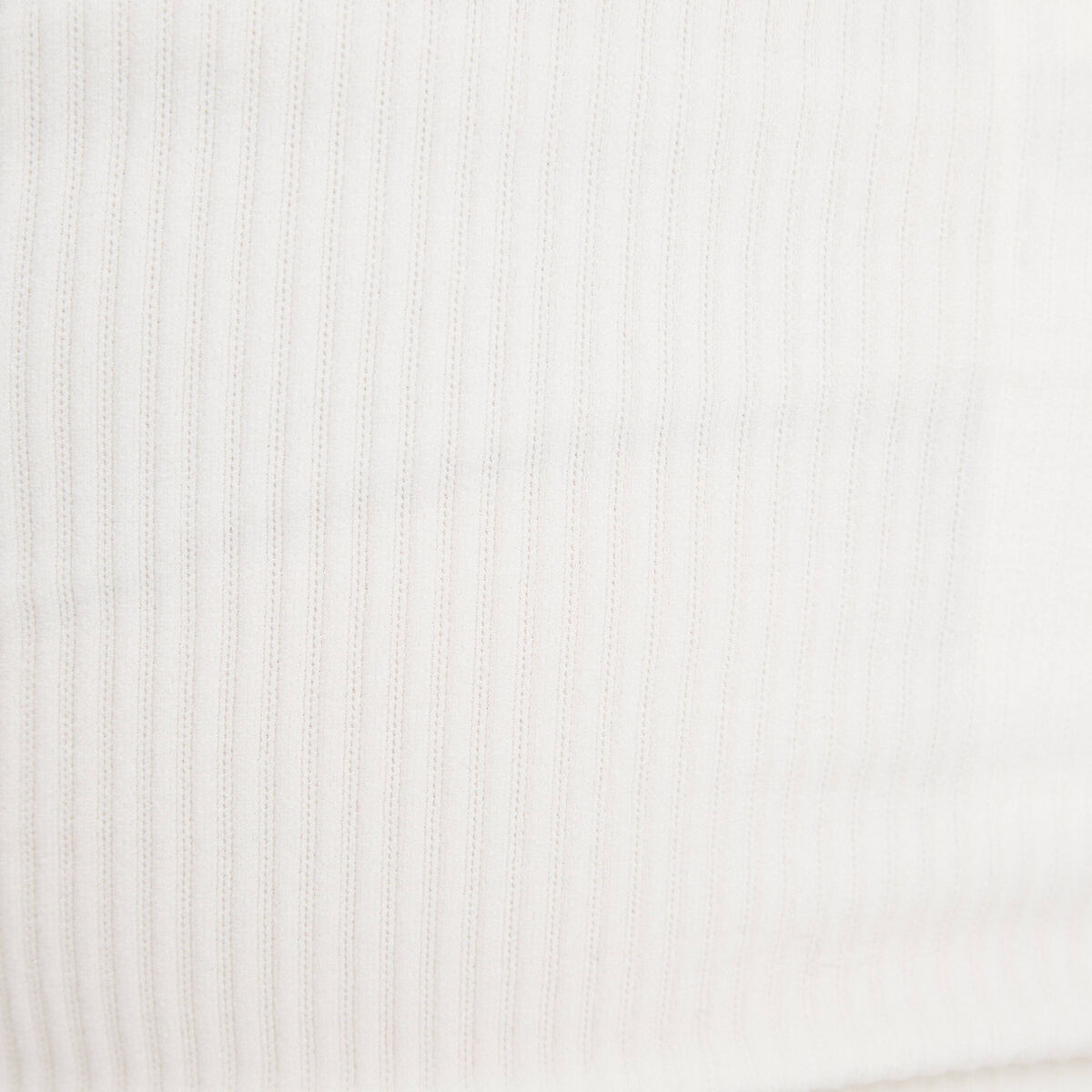 D&eacute;bardeur cropped c&ocirc;tel&eacute; ecru femme
