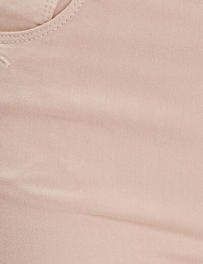 Pantalon skinny push up beige femme