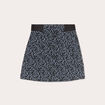 Jupe trap&egrave;ze noir femme