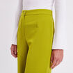 Pantalon large vert olive femme