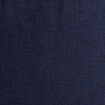 Pantalon droit fluide contenant du lin bleu marine femme