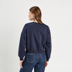 Sweat oversize bleu marine femme