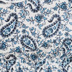 Débardeur cropped volants bleu femme