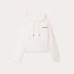 Sweat à capuche ecru femme